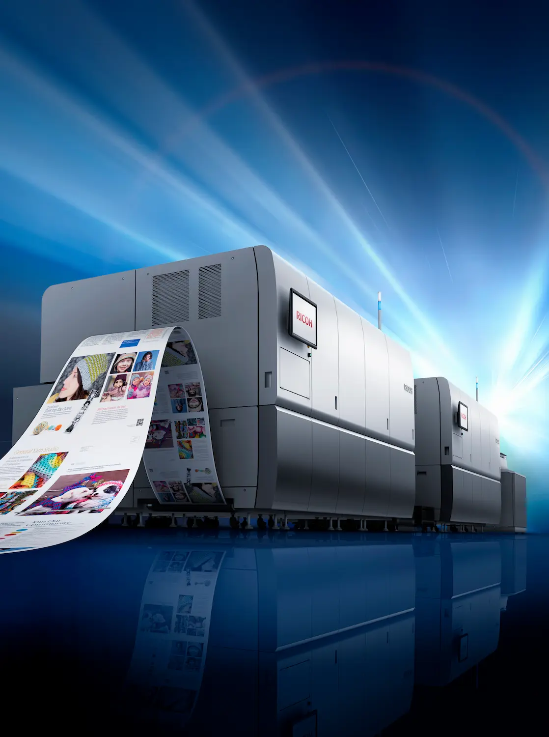 Ricoh production printer for high-volume business printing
