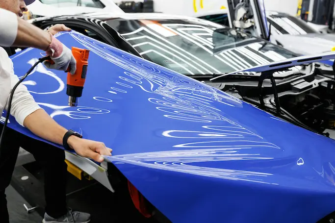 Car Wraps made possible by car wrap printers sold from Elevated Group