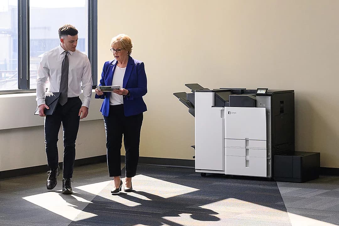 Floorstanding Epson copy machine A3