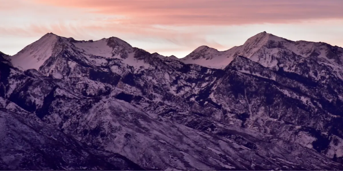 Image of Wasatch Mountain Range in Bountiful, Utah