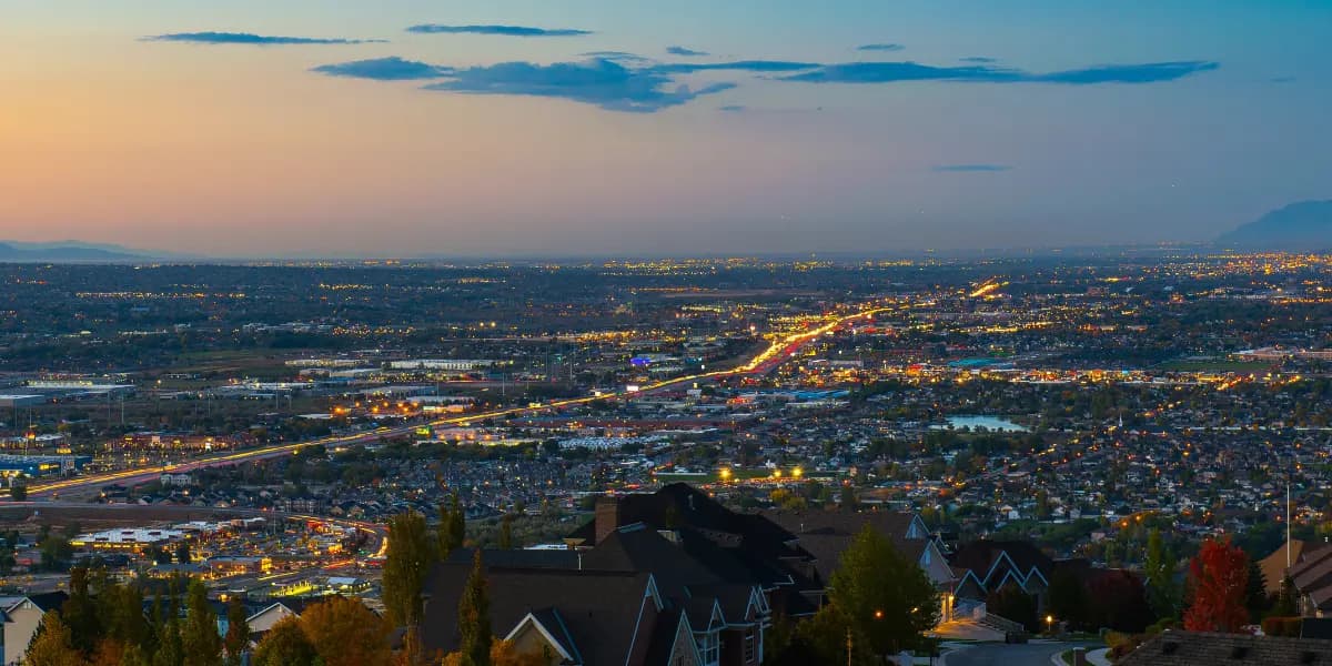 Image overlooking Draper, Utah