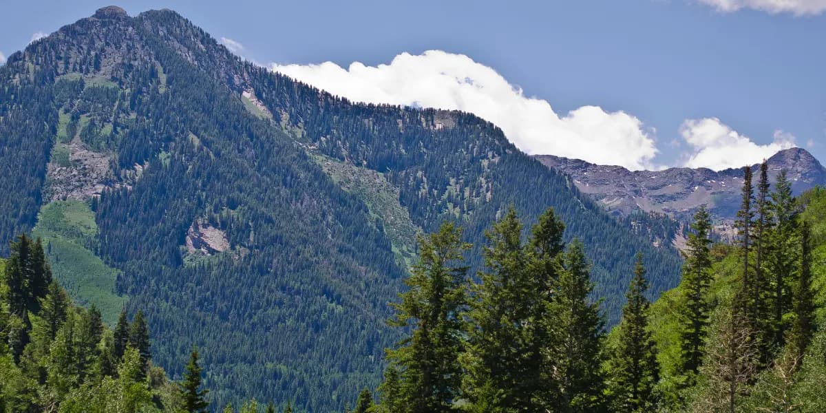 Image overlooking Wasatch Mountain range from Layton Utah